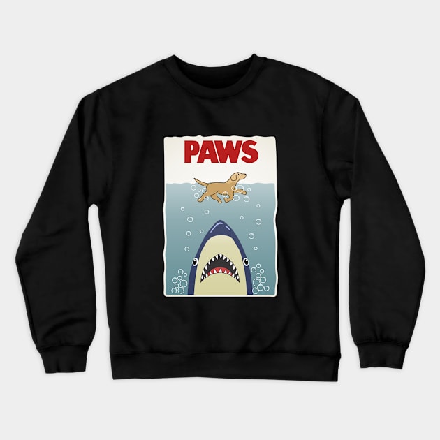Paws on the Water Crewneck Sweatshirt by goodkwr